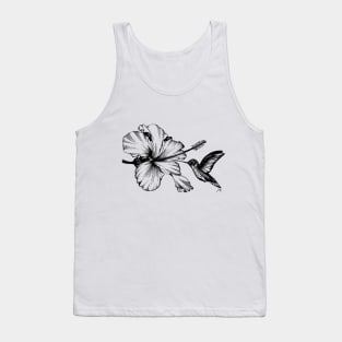 Hummingbird & Hibiscus II Tank Top